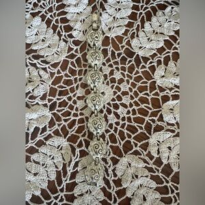 Vintage Coro silver tone swirl link bracelet